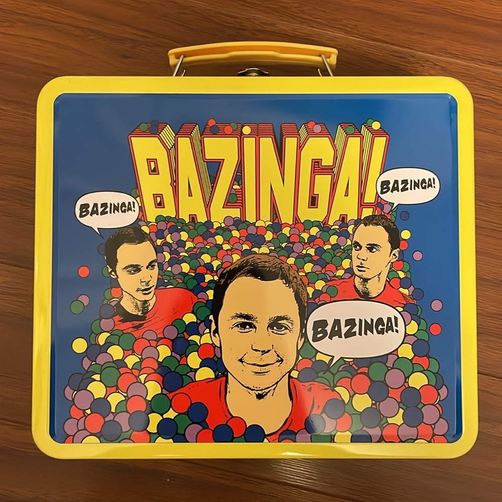 Brand new Big Bang Theory Bazinga Lunch Box